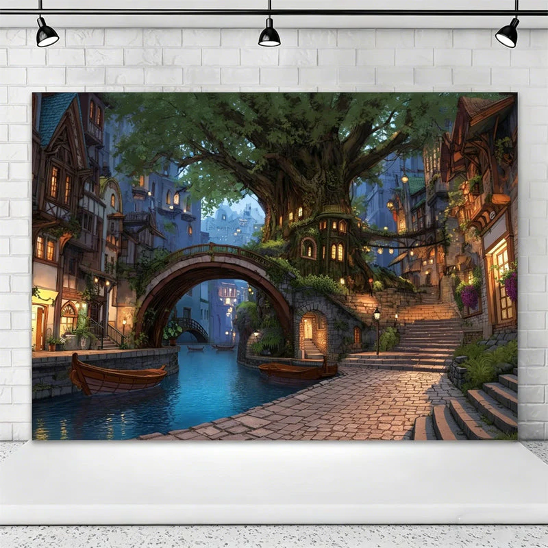 💥Flash Sale – Up to 50% Off! Magical Forest Floral & Butterfly Backdrop Banner — Outdoor Birthday Party Scene Decoration