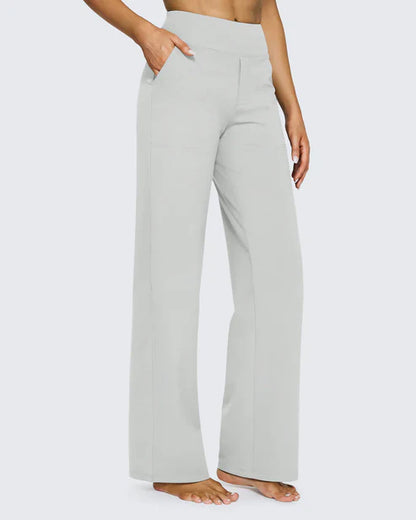 High-Waist Wide Leg Dress Pants