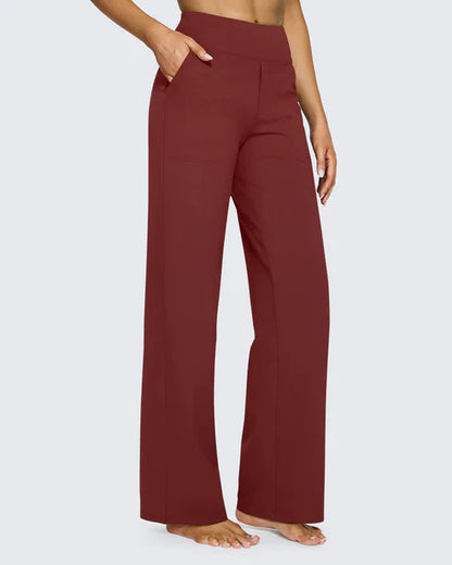 High-Waist Wide Leg Dress Pants