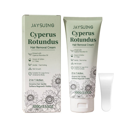 Natural Gentle Hair Removal Cream | For Women & Men, Sensitive Skin（ New and old packaging shipped at random.）