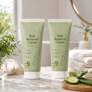 Natural Gentle Hair Removal Cream | For Women & Men, Sensitive Skin（ New and old packaging shipped at random.）