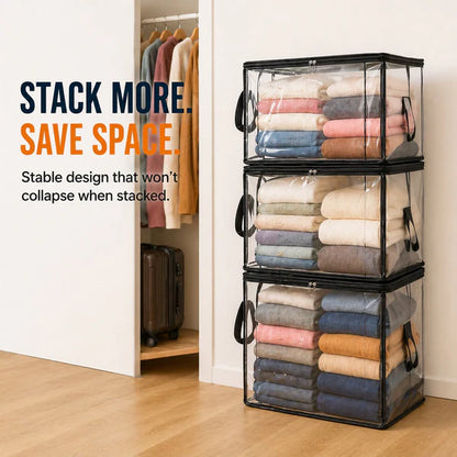 🔥Limited TimePromotion 49% OFF 📦Large Heavy-Duty Thick Plastic Clear Storage Bag for Clothes, Moving & Storage