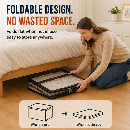 🔥Limited TimePromotion 49% OFF 📦Large Heavy-Duty Thick Plastic Clear Storage Bag for Clothes, Moving & Storage