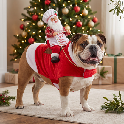 JinglePup™ Santa Dog Costume