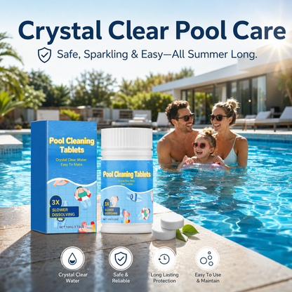 💦Crystal Clear Pool Cleaner🔥 Long-Lasting Cleaning Tablets