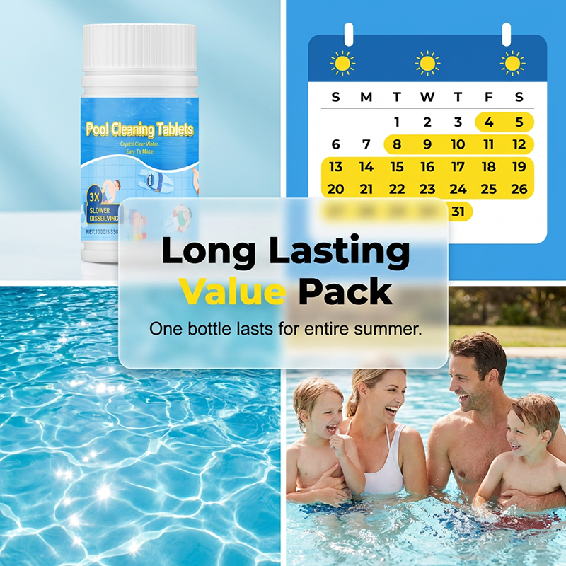 💦Crystal Clear Pool Cleaner🔥 Long-Lasting Cleaning Tablets