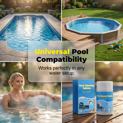 💦Crystal Clear Pool Cleaner🔥 Long-Lasting Cleaning Tablets